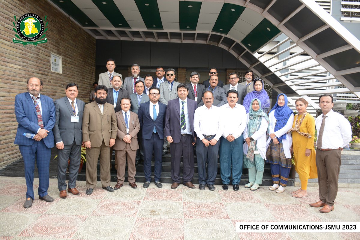 JSMUniversity's tweet photo. #jsmu #jsmucommunications
@abdulwahidusmani
JSMU today welcomed 18 participants of the 33rd Senior Management Course (SMC), along with two faculty members from the National Institute of Management (NIM), Government of Pakistan.
https://t.co/tl8yT7CVCT https://t.co/K3WkmI3WtB
