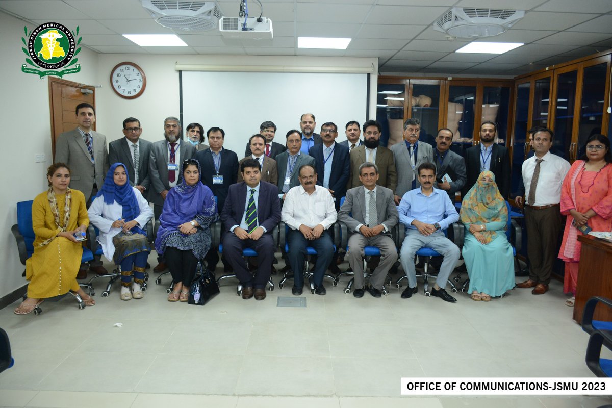 JSMUniversity's tweet photo. #jsmu #jsmucommunications
@abdulwahidusmani
JSMU today welcomed 18 participants of the 33rd Senior Management Course (SMC), along with two faculty members from the National Institute of Management (NIM), Government of Pakistan.
https://t.co/tl8yT7CVCT https://t.co/K3WkmI3WtB