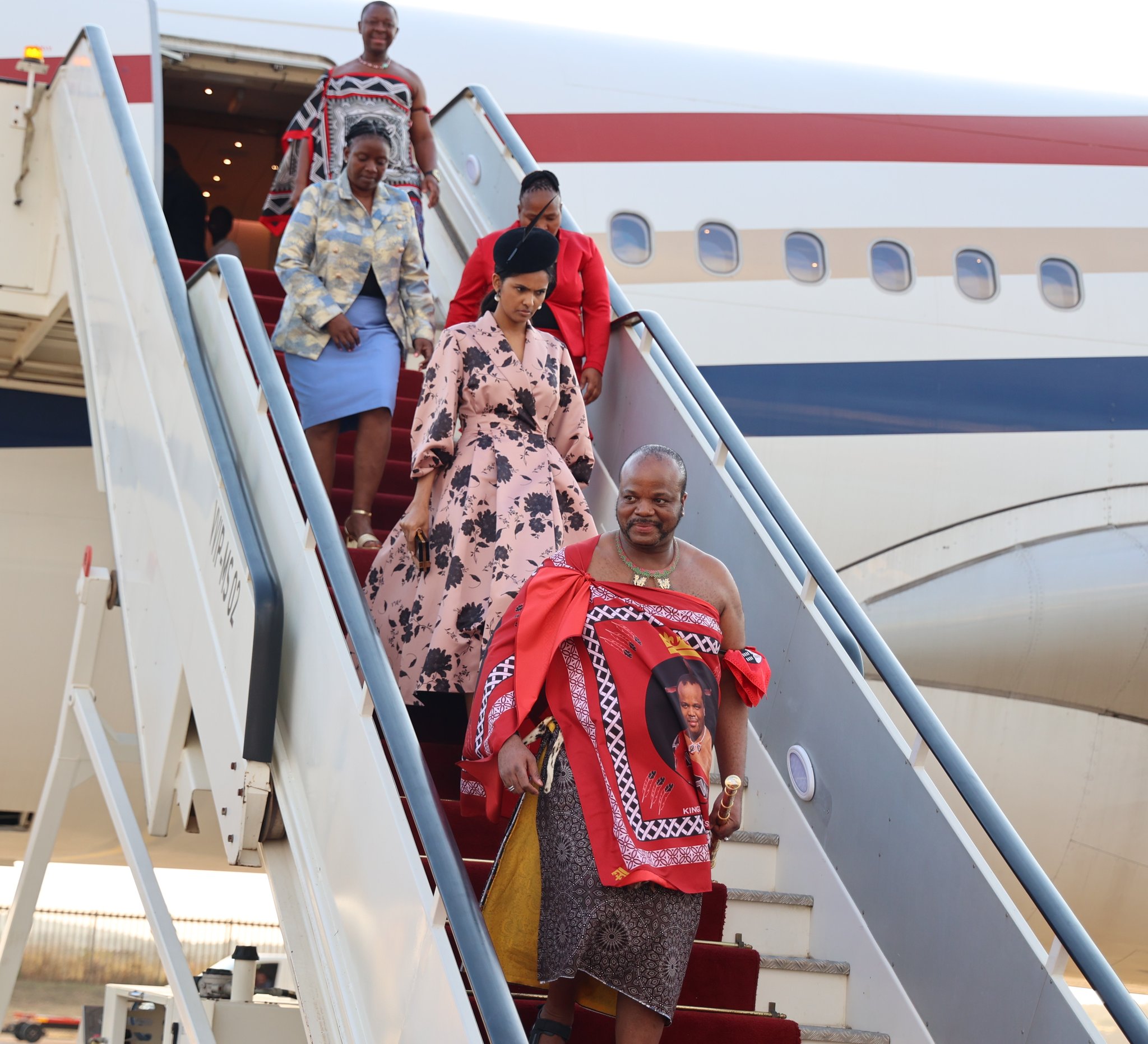 Eswatini Government on X: "His Majesty King Mswati III has returned from Zambia where he was on a State visit. His Majesty also officially opened the Zambia International Trade Fair and toured