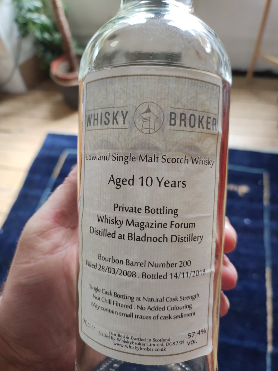 It's taken the best part of a year but finally polished off this <a href="/bladnochwhisky/">Bladnoch Distillery</a> Really great expression of their distillate. Thanks to Paul and Thomas <a href="/thebonaccord/">Bon Accord Whisky</a> for a lovely leaving gift.
