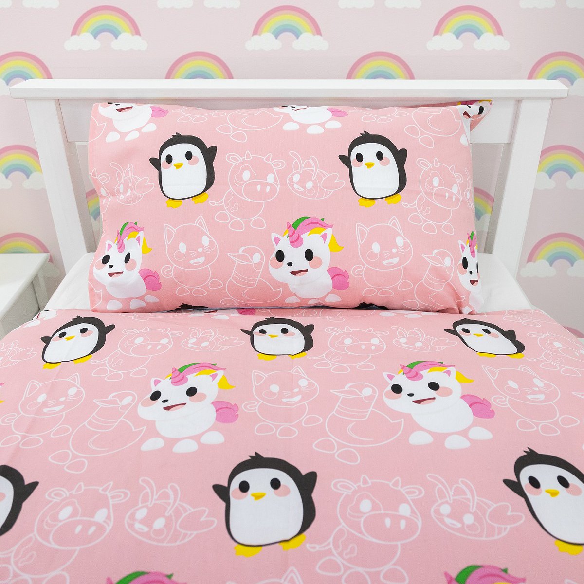We're so excited to partner with @CharacterWorld_ and Jay Franco to launch Adopt Me bedding! Available now online and in stores, you can get Adopt Me blankets & bed sets from Argos stores in the UK and Walmart stores in the US. We can't wait to see this in people's homes! 😍