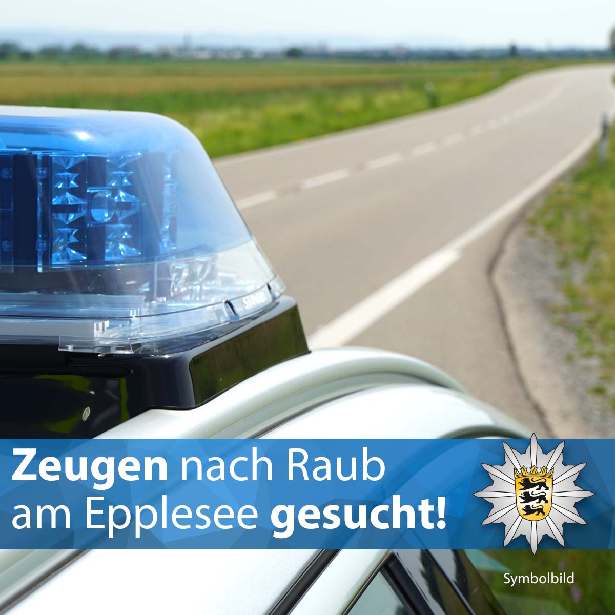 Polizei_KA's tweet photo. #Zeugengesucht! Opfer eines Raubes wurde wohl ein 72-jähriger Mann am Dienstagmittag in der Nähe einer Gaststätte am #Epplesee in #Rheinstetten. Zur PM: https://t.co/2BnNTADXPK
Eure #Polizei #Karlsruhe https://t.co/4EbQkKnvXx