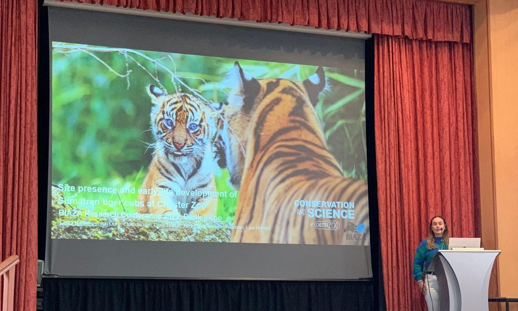 So proud of the wonderful <a href="/chesterzoo/">Chester Zoo</a> Science Department staff and students presenting at #biazaresearch conference this week, sharing our work across a range of #science disciplines <a href="/ScienceatCZ/">Chester Zoo Science</a>