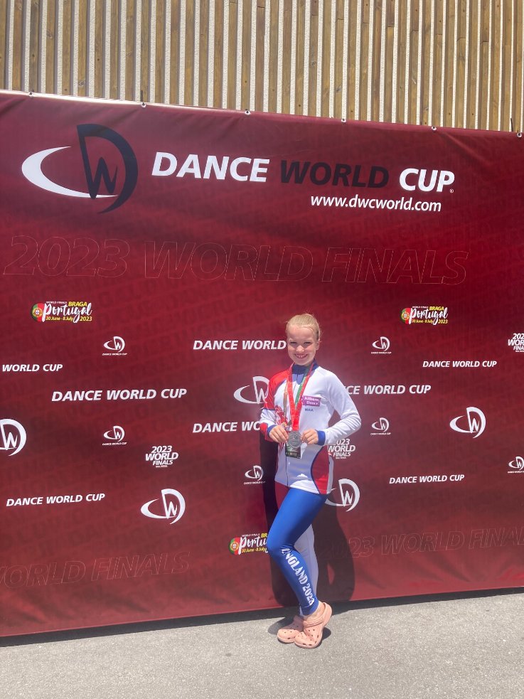 We could not be more proud of Maia in Year 6! She has been representing England in the Dance World Cup 2023 in Portugal and has been placed second in the national group section! Fantastic Maia!! <a href="/danceworldcup/">Dance World Cup</a> <a href="/WayneNorrie/">Wayne Norrie OBE FCCT</a> <a href="/GreenwoodAcad/">Greenwood Academies Trust</a>