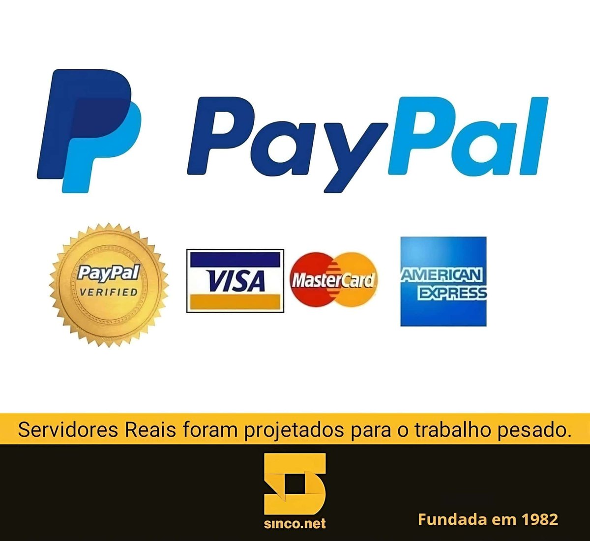 Sinco_Brasil's tweet photo. Usuários #Paypal podem #parcelar nossos #Servidores e #Workstations em até 12 vezes fixas!
https://t.co/Y6kl3ZMOwm
#Sinco #Desde1982 #Tradição #41anos #Intel #Xeon #Seagate #Kingston #Mastercard #Priceless #VaideVISA #Amex #DataCenter #Informatica #IamIntel https://t.co/ojcr75hABz