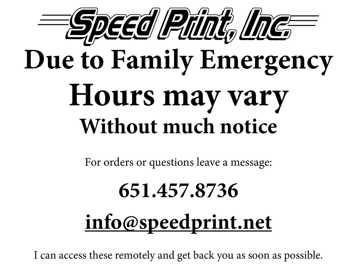 Speed Print, Inc. tweet media