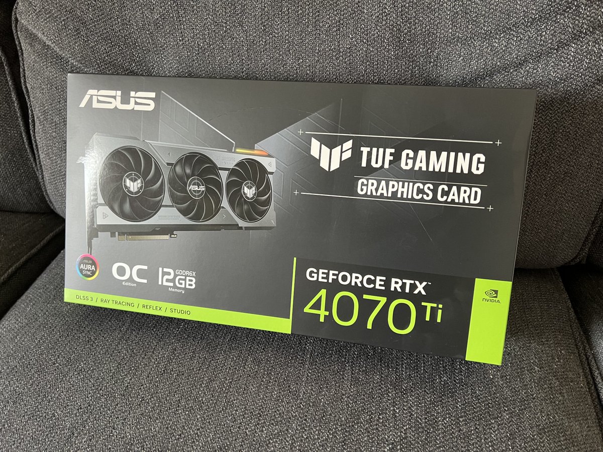 Bevor ich mich in die Kleinanzeigen-Hölle begebe, vorher noch ein Ruf in die Technik-Blase. 🤓

Habe eine Nvidia GeForce RTX 4070 Ti (ASUS TUF Gaming OC) abzugeben. Neu, ungeöffnet, Garantie, pipapo. Falls jemand interessiert ist, gerne PN.