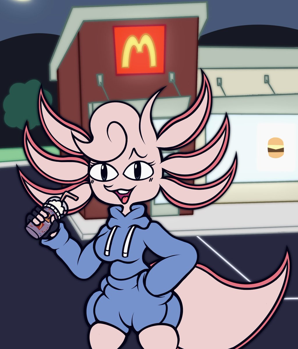 WowStudios_'s tweet photo. Axle tried the Grimace shake #GrimaceShake https://t.co/3YwuGNmrIP