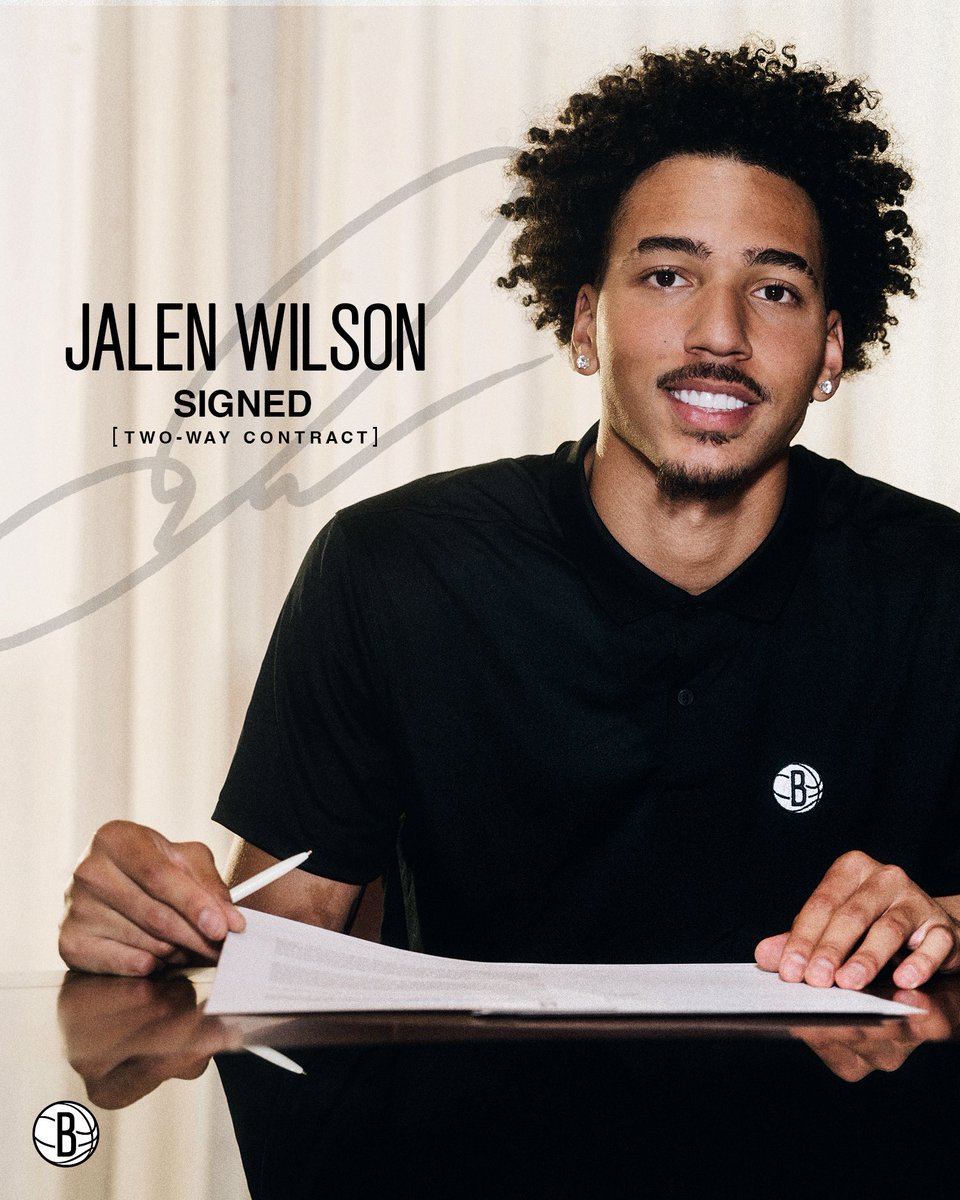 BrooklynNets's tweet photo. Officially a part of the family 🖤 https://t.co/0YTH7B75eI