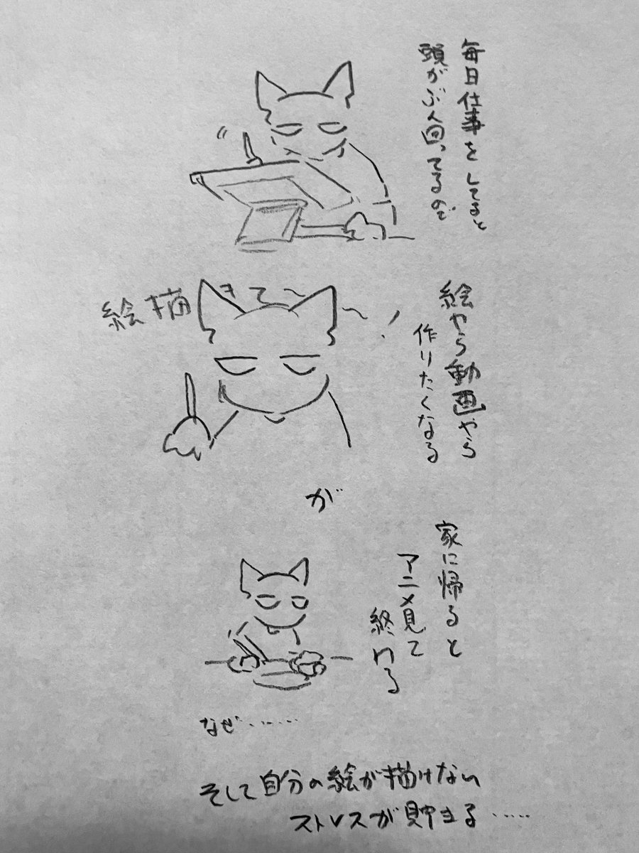 どこまで続くのかはわからないのですがちょっとした試み
お絵描きできないストレスすごかったので 