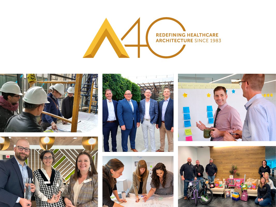 ArrayArch's tweet image. Array turns 40 this week!  

Over the past four decades, our work has improved the lives of patients, providers, and staff across the nation. We are proud to have earned our reputation as a leading healthcare design and can’t wait to see what the next 40 years will bring.