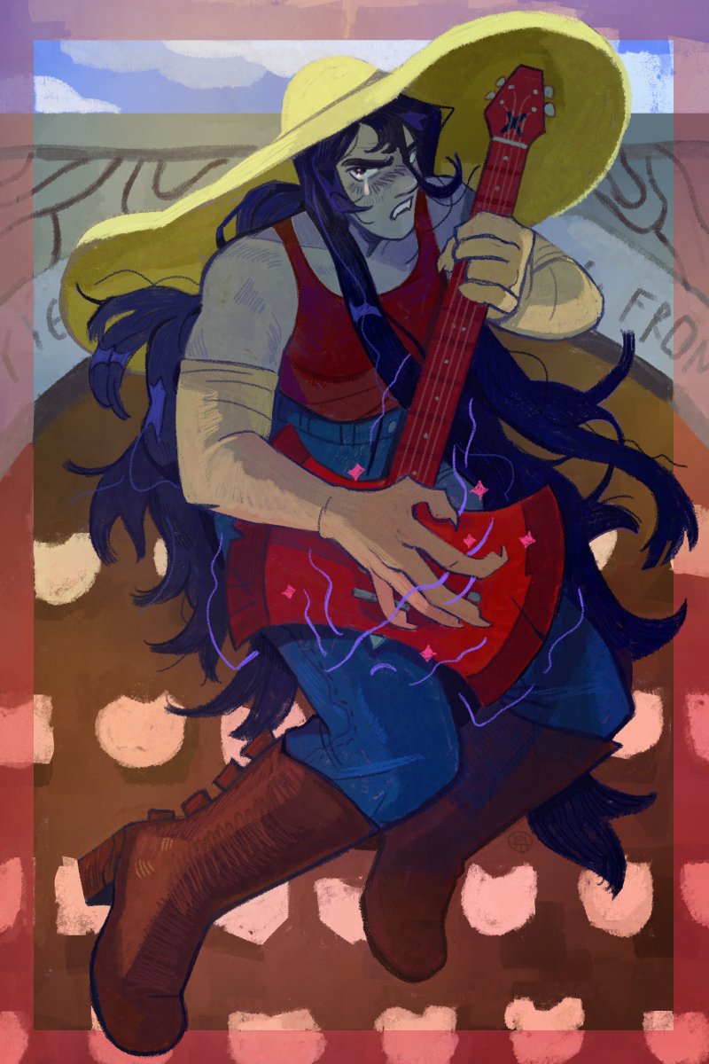 I shouldn't have to be the one that makes up with you, so - why do I want to? Why do I want to? --- Finished commission of Marceline for m4g0rtz (tumblr)! 💖💕💖