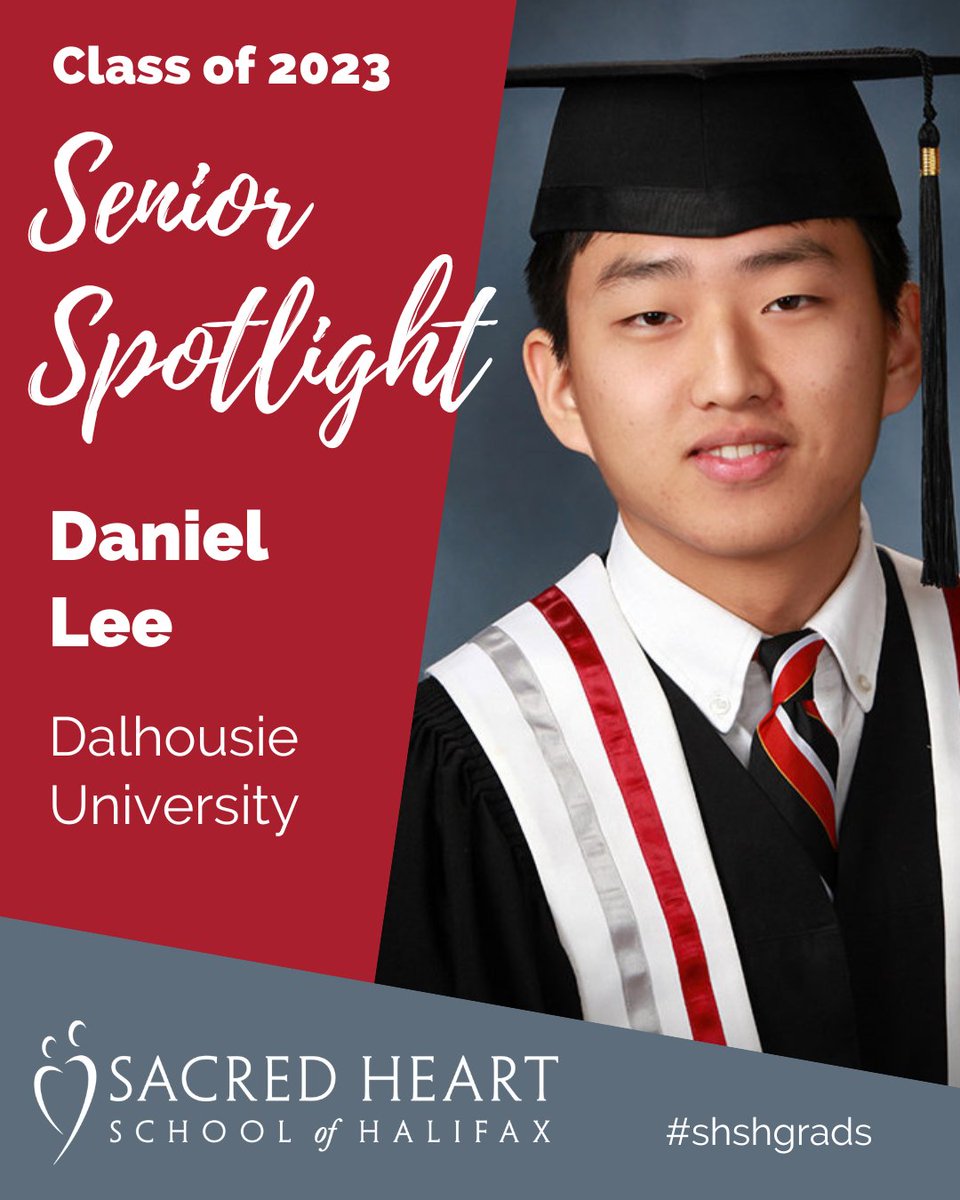 Give it up for today’s grad Daniel Lee, who is headed to @DalhousieU this fall to get started on an eventual law degree. Congratulations, Daniel. We have faith that your dream will become a reality! #shshgrads #MySHSH #graduation