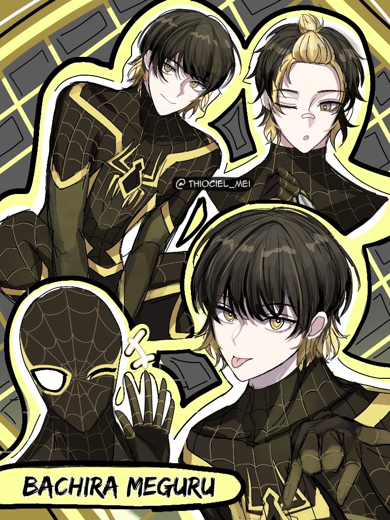 Mei on X: [ My sixth post!! ] BACHIRA MEGURU X SPIDER-MAN w my