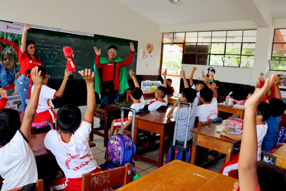 SaveChildrenPE's tweet photo. Como parte de nuestra respuesta a la emergencia climática, implementamos una estrategia para atender la salud mental de la niñez afectada por las lluvias e inundaciones y para prevenir situaciones de violencia. https://t.co/0BoyMJhVRO