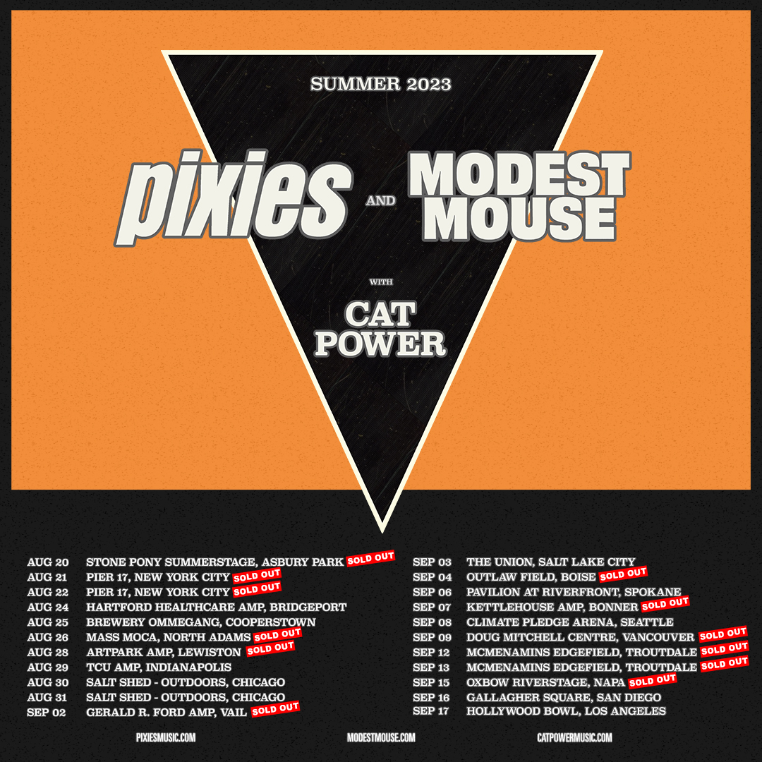 Our last shows of 2023 are coming up fast

Get remaining tickets for our shows with @ModestMouseband and <a href="/CATPOWER/">CAT POWER</a> now!

🎟️ bnds.us/ziwfqx
