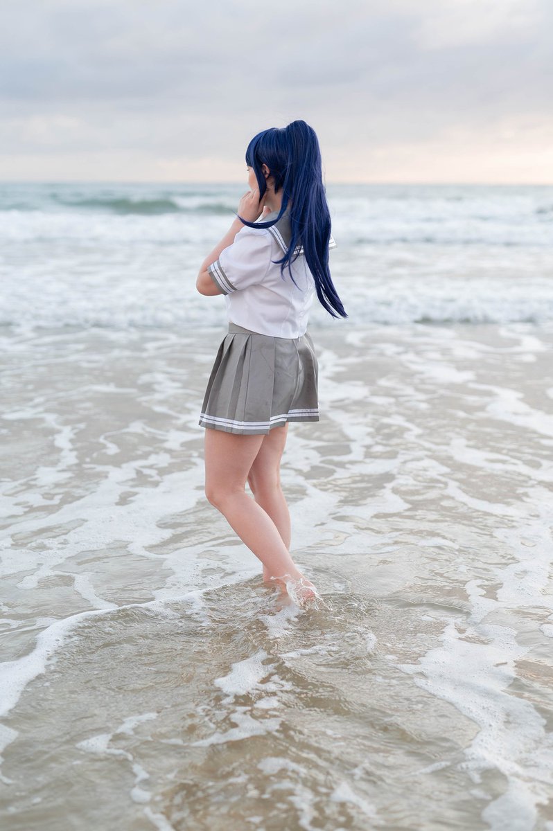 tanzoir's tweet photo. "Even if we're apart, I won't forget about you." #matsuurakanan #kanan #kanancosplay #lovelivesunshine https://t.co/KmQzknp1YF