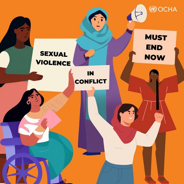 UNOCHA_Sudan's tweet photo. "What we are witnessing in Sudan is not just a humanitarian crisis; it is a crisis of humanity," said @UNReliefChief

Top @UN officials are sounding the alarm at the spike in violence against women and girls in the country.

Read their statement➡️ https://t.co/zjZhghaytw https://t.co/Uiwo8sj5wD