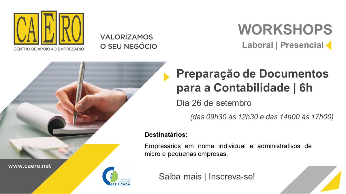 Caero_TVedras's tweet photo. Seja eficiente e rentabilize o seu tempo com este 𝐖𝐨𝐫𝐤𝐬𝐡𝐨𝐩 - 𝐏𝐫𝐞𝐩𝐚𝐫𝐚𝐜̧𝐚̃𝐨 𝐝𝐞 𝐃𝐨𝐜𝐮𝐦𝐞𝐧𝐭𝐨𝐬 𝐩𝐚𝐫𝐚 𝐚 𝐂𝐨𝐧𝐭𝐚𝐛𝐢𝐥𝐢𝐝𝐚𝐝𝐞.
Saiba mais e Inscreva-se no link abaixo.
https://t.co/c1Fziezfup https://t.co/sHhUHUmUBR