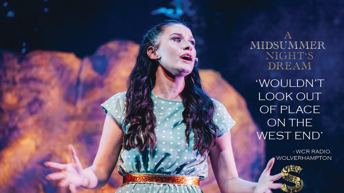 💫 ' Wouldn't look out of place on the West End' 💫 A MIDSUMMER NIGHT'S DREAM - just FIVE days left. Must end on Sunday. 😭gatehousetheatre.co.uk #amidsummernightsdream #staffordshakespeare