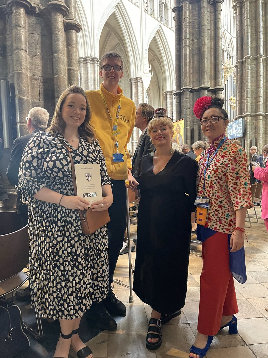 tobyhancock3003's tweet photo. So amazing to represent @GreatOrmondSt @Gosh_Volunteers at Westminster Abbey on the 75th birthday of the NHS! Thank you to all the staff across the NHS that have cared for me over my lifetime! #NHS75 https://t.co/DFspGPvy4V