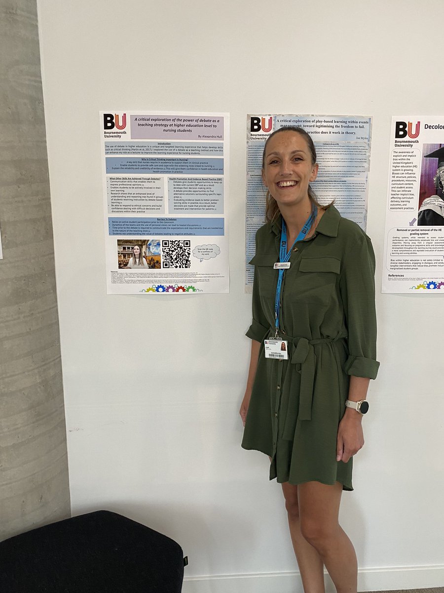 Presenting my poster from my PGCertificate in Higher Education at the <a href="/FLIE_bu/">FLIE BU</a> fusion learning conference today. Proud to be part of such a supportive team at Bournemouth University 🙌<a href="/DebbieHolley1/">Dr Debbie Holley</a> <a href="/blueprintteach/">Dr Heidi Singleton</a> <a href="/CypBu/">BU_CYP_Nursing</a> <a href="/hss_bu/">HSS at BU</a>