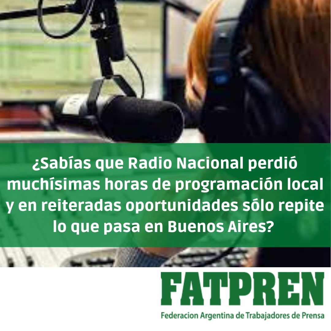Otro día de miércoles en Radio Nacional 

#RadioNacionalEnEmergencia 
#ElSueldoNoAlcanza 
#LaSalidaEsColectiva