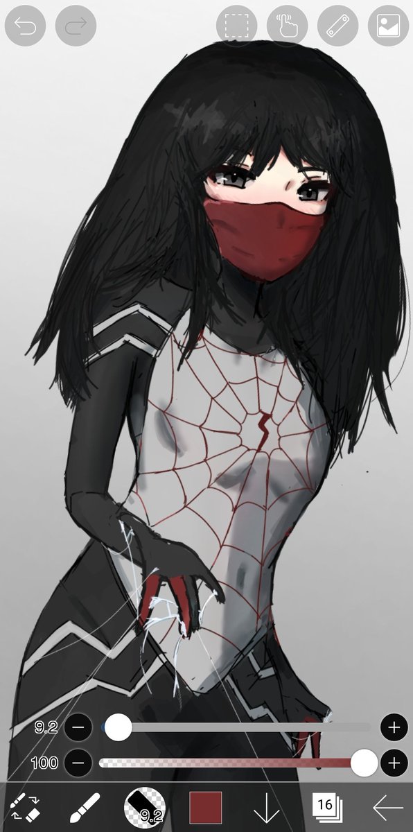 noshlexx's tweet photo. Silk (Cindy Moon)

#silkfanart #drawing #SpiderVerse #ibisPaintX #rkgk  #art #paint #digitalpaint #roughsketch #ArtOfTheDay https://t.co/7CoodAOEK3