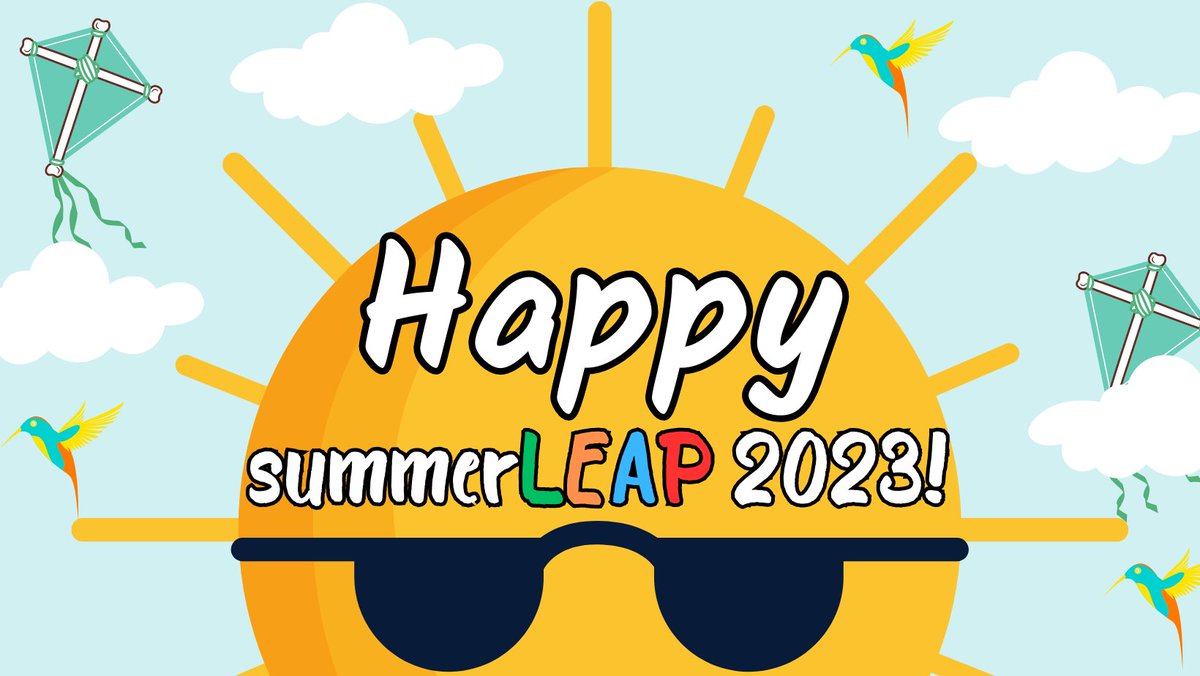 ROCsummerLEAP's tweet photo. We're finally here! Happy summerLEAP 2023 to our summerLEAPers new and old. To a great summer! ☀ https://t.co/bdHDhI0hpc