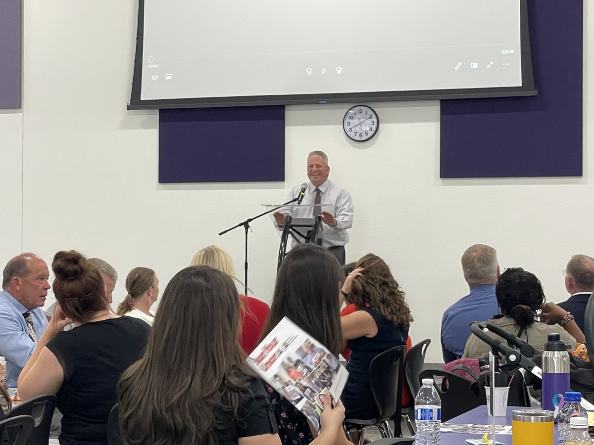 Mr.<a href="/FrankNarducci/">Frank Narducci</a> welcoming over 300 NEW Certified Staff to <a href="/ChandlerUnified/">Chandler Unified School District</a>