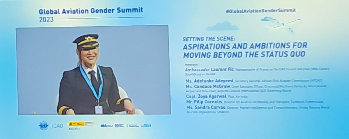 La cmte. Zoya Agarwal encarna la esencia del empoderamiento femenino y soñar en grande. Pionera en la industria de la aviación india, sus notables logros han hecho añicos numerosos techos de cristal, incluido ser la mujer más joven del mundo al mando de un avión Boeing 777.