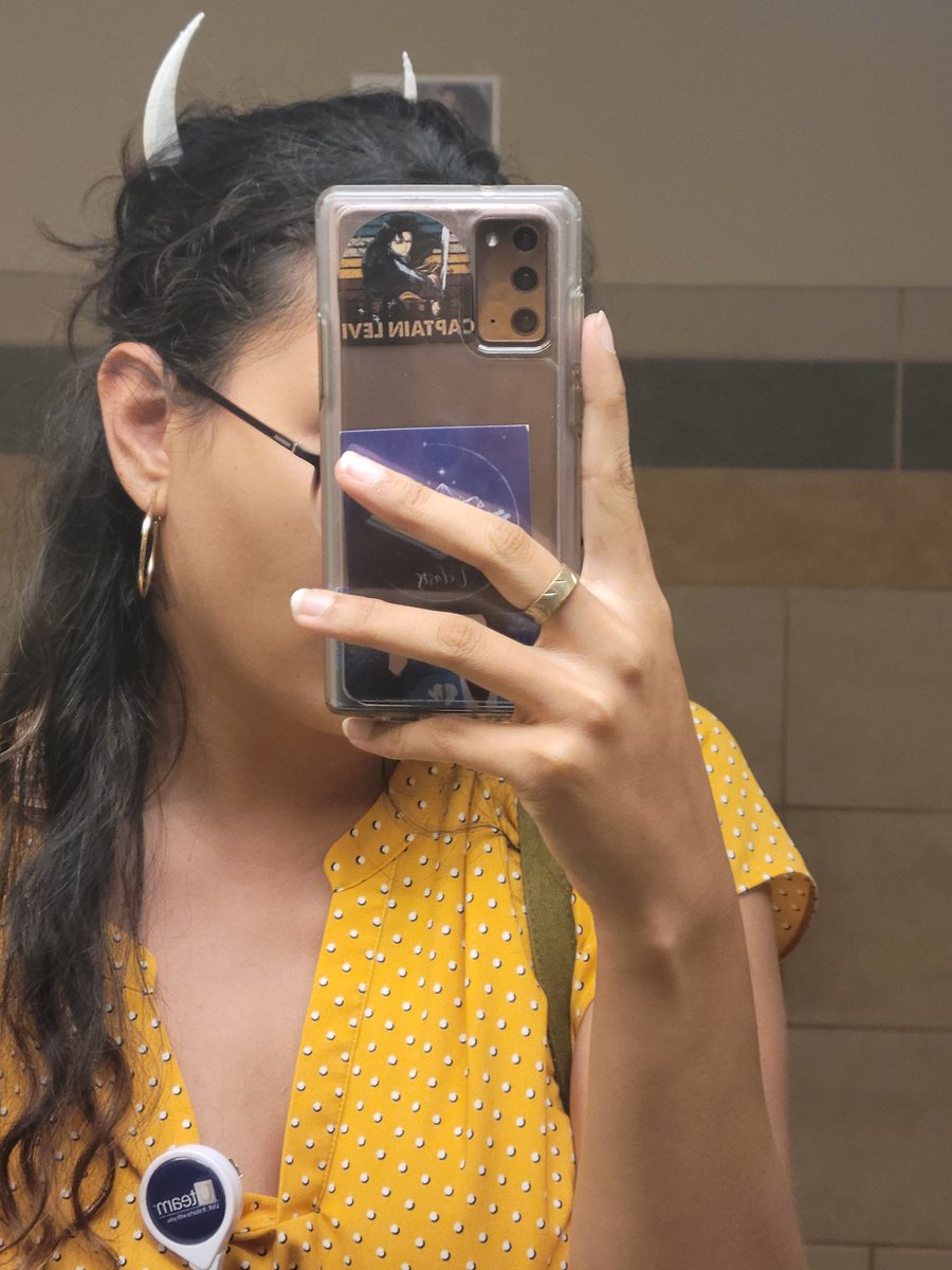 e_readerr's tweet photo. My new hair stick gives me wee little horns when I wear it like this. My new obsession https://t.co/0wC33EAciq
