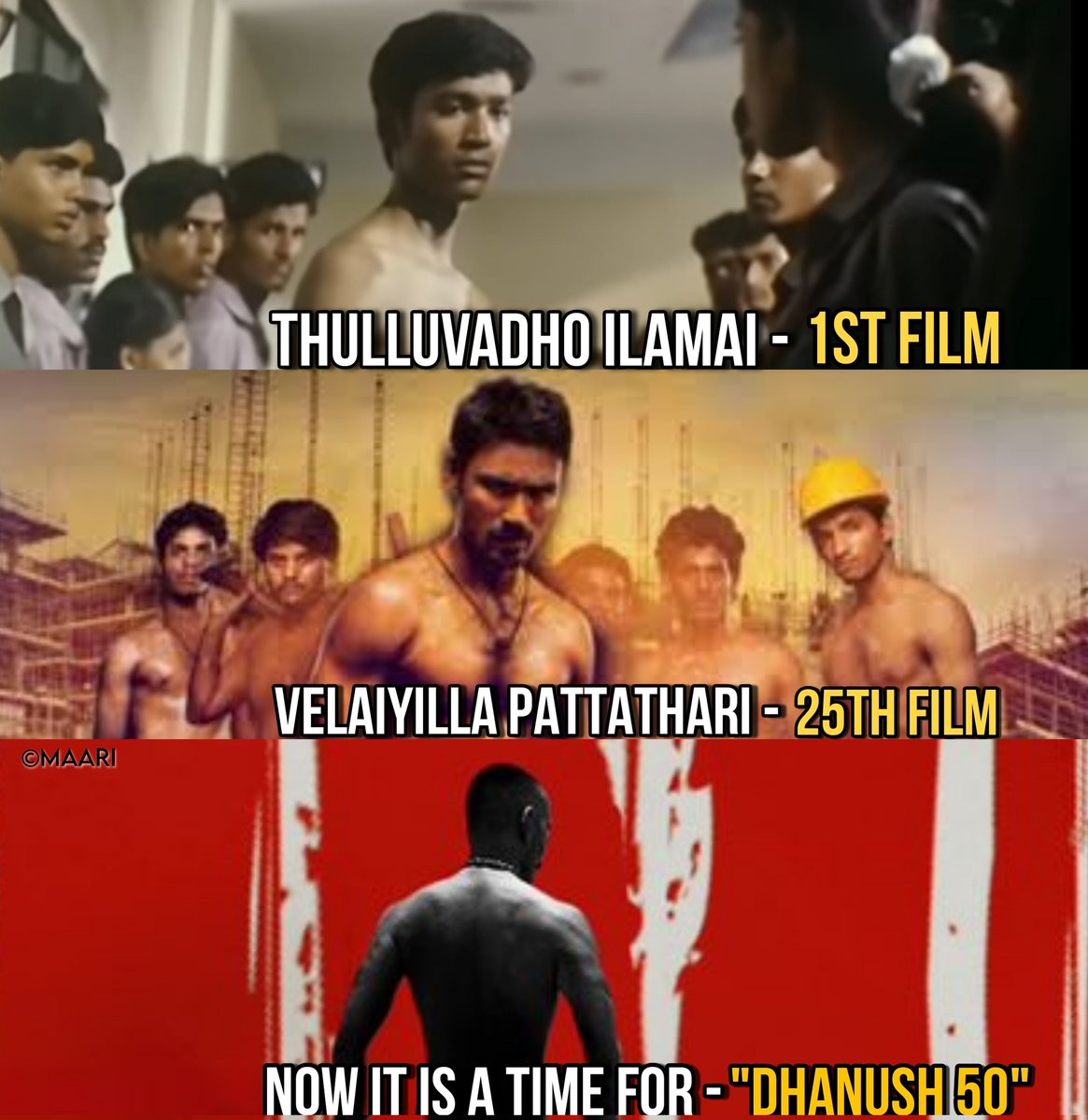 Trendz_Dhanush's tweet photo. 😲🫨🔥

@dhanushkraja #Dhanush #D50 #CaptainMiller https://t.co/uNPt7Ibs5k