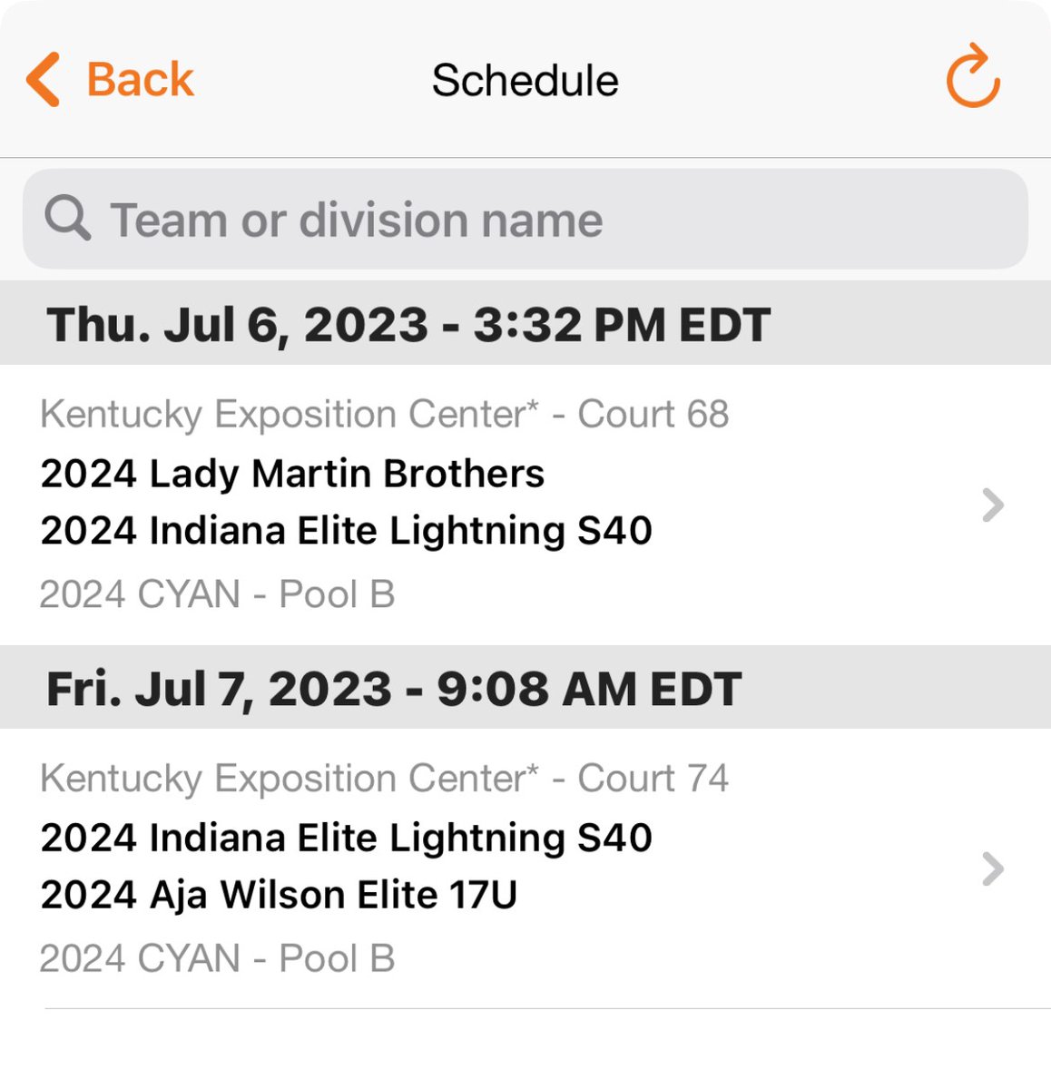 So excited to finally be back on the court with my team @INELITELIGHTNIG in Louisville!!