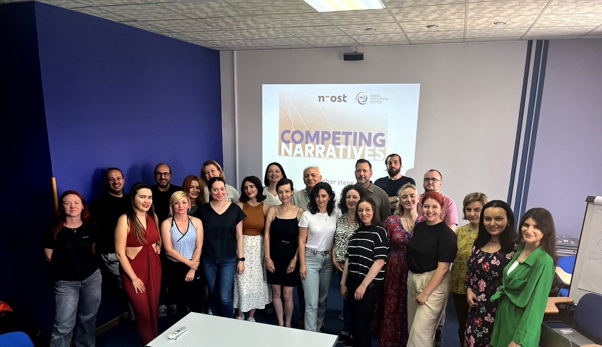 Just wrapped up an exciting offline meeting for our #CompetingNarratives project! Together with <a href="/MediaIC/">Media Initiatives</a> 
gathered editors and journalists from Armenia, Georgia, Moldova, Turkey, Ukraine in #Yerevan. We discussed the importance of high-quality opinion articles on foreign policy.