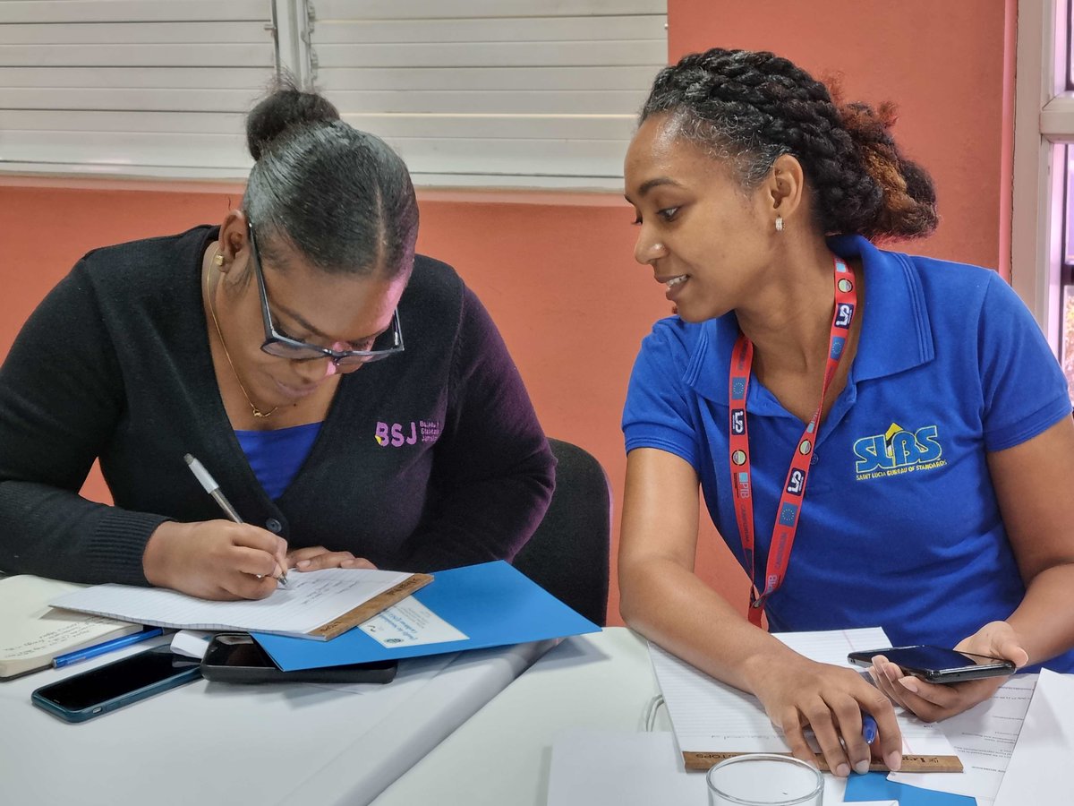 crosqcaricom's tweet photo. The QSEC Project workshop &amp; meeting kicked off in Jamaica this morning with the five CARICOM countries piloting the energy efficiency labelling programme.
#qualityatwork #qualityinenergy #energyefficiency #CEELabels #labellingprogramme #CARICOM https://t.co/jvbEgEnwfc