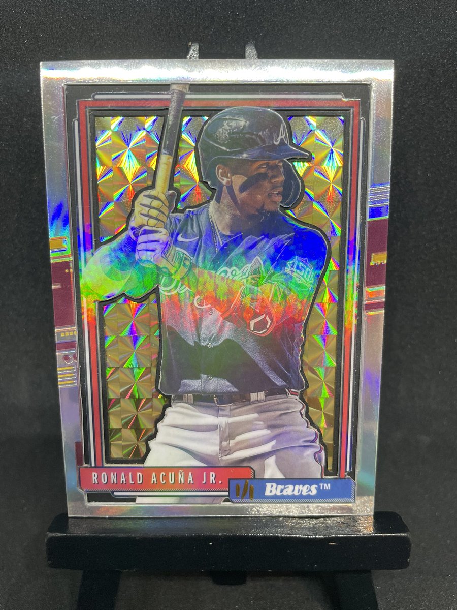 Clarkes1_1Cards's tweet photo. @84baseballcards @CardboardEchoes @HobbyRetweet_ @sports_sell @CrdboyC @BlazedRTs @rttanks Custom 1/1 Ronnie’s!

Donruss Power/Speed contrast $45
Venezuela 🇻🇪 patch $55
Pardee GPK $50
Silver 92 $45

Each ships in one touch with bmwt shipping included https://t.co/xiWz4rpmPW