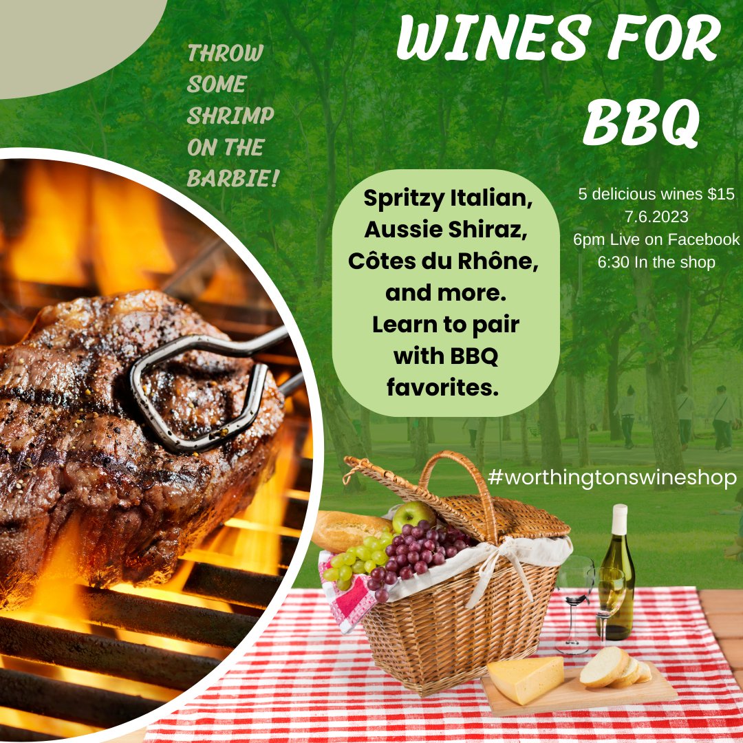 house_wine's tweet photo. WE LOVE BBQ!
#worthingtonswineshop https://t.co/GkoQOUzwV6