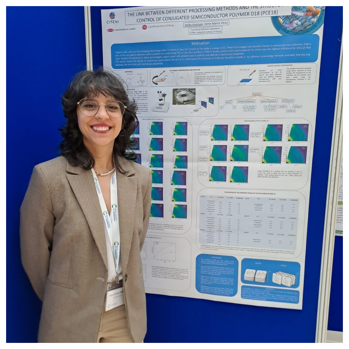 CITENI_UDC's tweet photo. 🇮🇪 Esta semana, as investigadoras do Grupo de #Polímeros do #CITENI, Jesika Asatryan e Silvia Lage, asisten en Dublín á 16th International conference on materials chemistry (#MC16) da @RoySocChem. https://t.co/1qwhxcq3RL