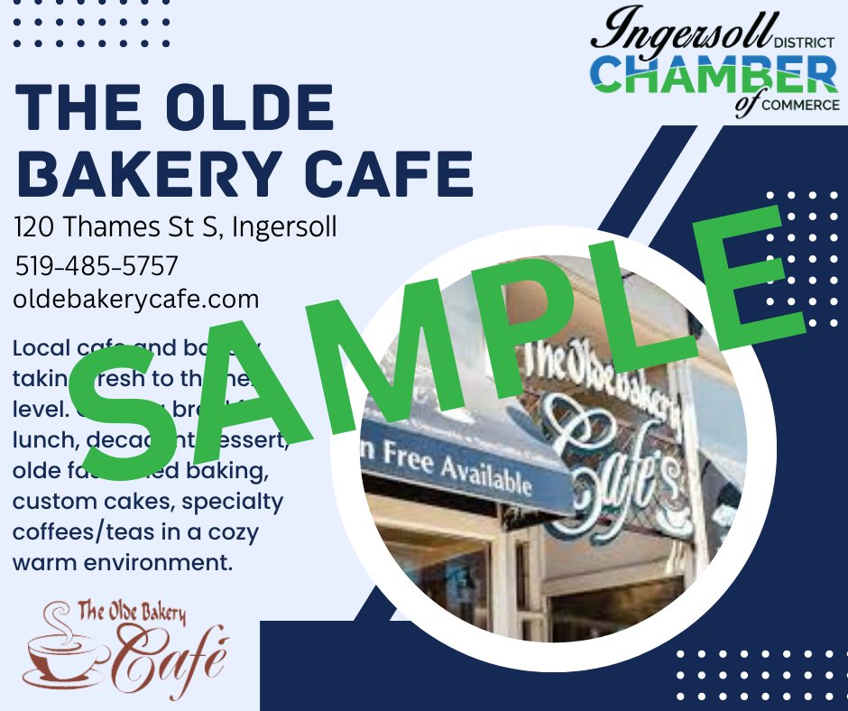 ingersollchambe's tweet photo. The Ingersoll District Chamber of Commerce is offering the opportunity to promote your businesses for FREE with a branded posting to our social media platforms including Facebook, Instagram, Twitter, and LinkedIn. Businesses provide necessary listing details and include a high-r https://t.co/OS9N7BnNQi