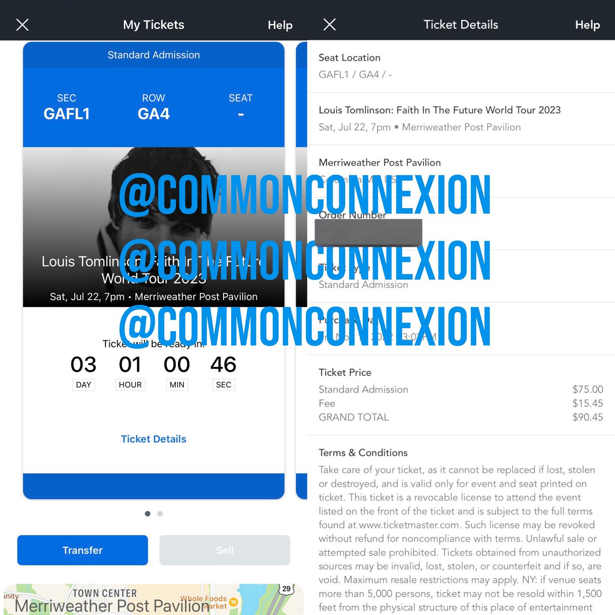 handwrittentixs's tweet photo. COLUMBIA LOUIS TOMLINSON fans, @commonconnexion is selling TWO FLOOR/PIT tickets to the show on July 22nd for $90.45 each! #FaithInTheFutureWorldTour https://t.co/jxwZFFEjPJ