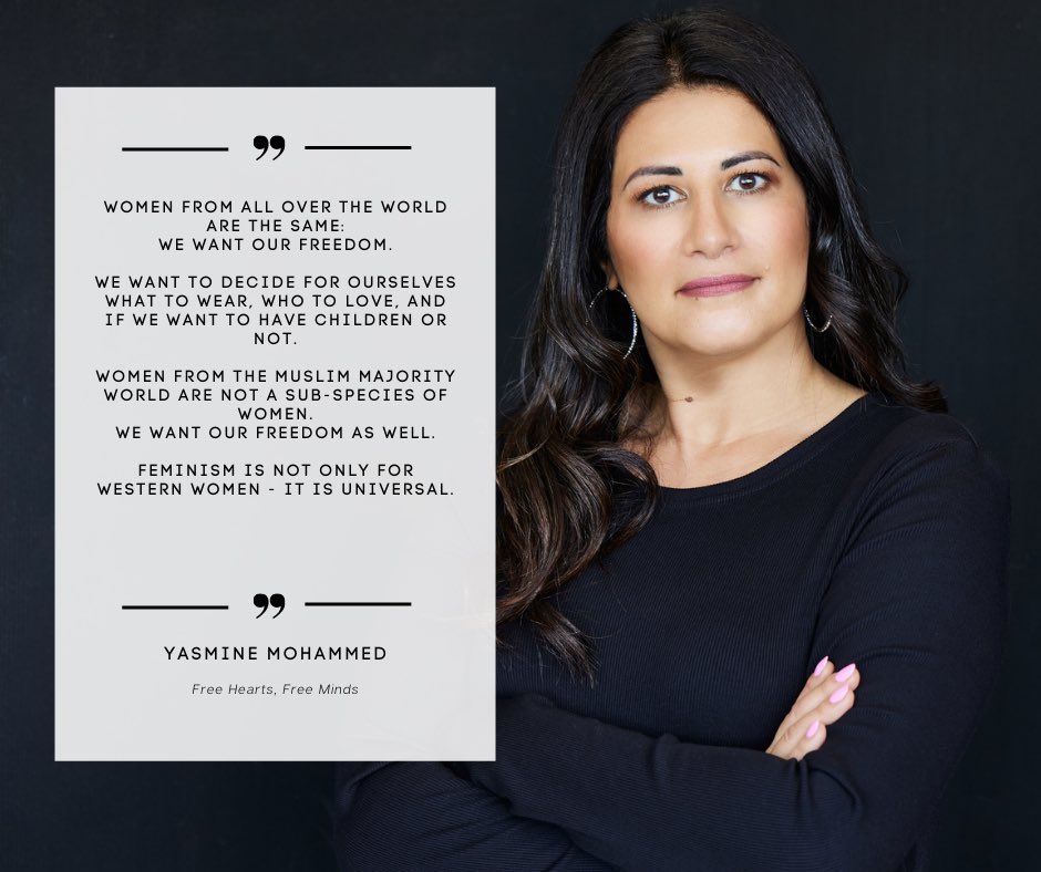 YasMohammedxx's tweet photo. To get to know me:

📖Read/Listen Unveiled: How Western Liberals Empower Radical Islam https://t.co/Tl87nlqJhT

🎧Listen/watch Yasmine Mohammed podcast https://t.co/mYPWzAr8T5

❤️‍🩹Support my non-profit for religious trauma survivors from Islamic backgrounds
https://t.co/dA9j8dU2yM https://t.co/Dg6Q4qRhUT