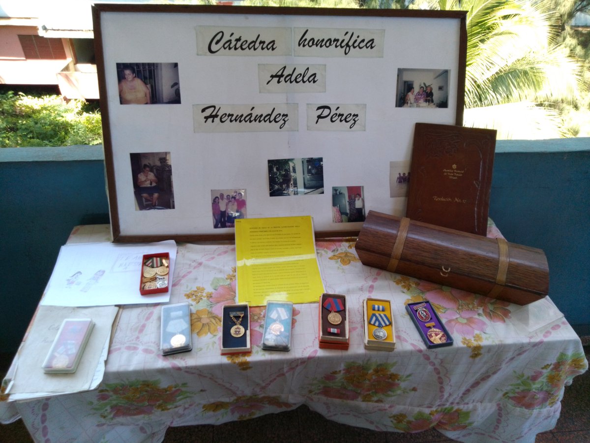 A 8 años de la desaparición física de Adela Hernández Pérez, la Federación Estudiantil Universitaria y el Departamento de Ciencias Pedagógicas rinden tributo a la Incansable Pedagoga.
#UMoa #SomosFEU #FEUCuba