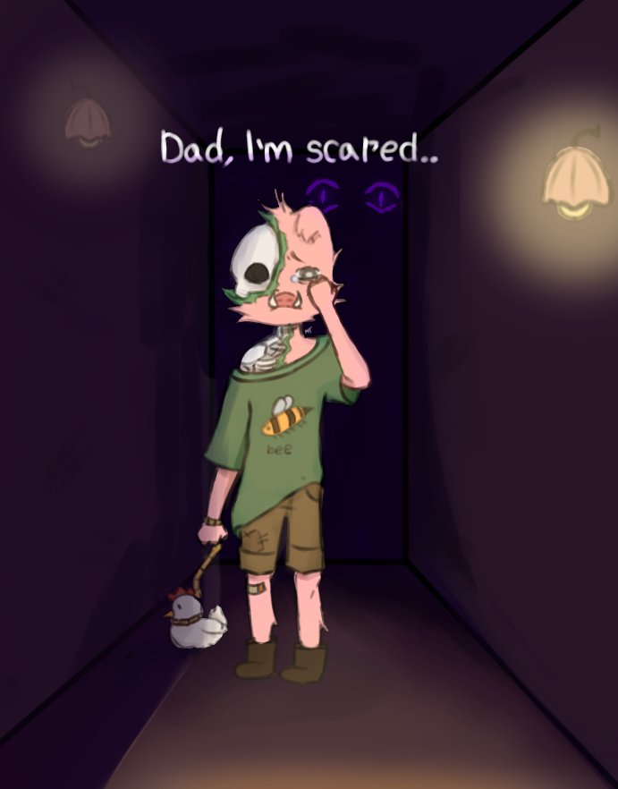 someone_1someon's tweet photo. I have a headcanon that Michael likes to wear Tubbo baby clothes instead of pajamas :^
It seems to me that here I did not work very well with the light, I hope that it only seems to me :'β
#michaeldsmp #dsmpfanart https://t.co/dHUNW0MTPf