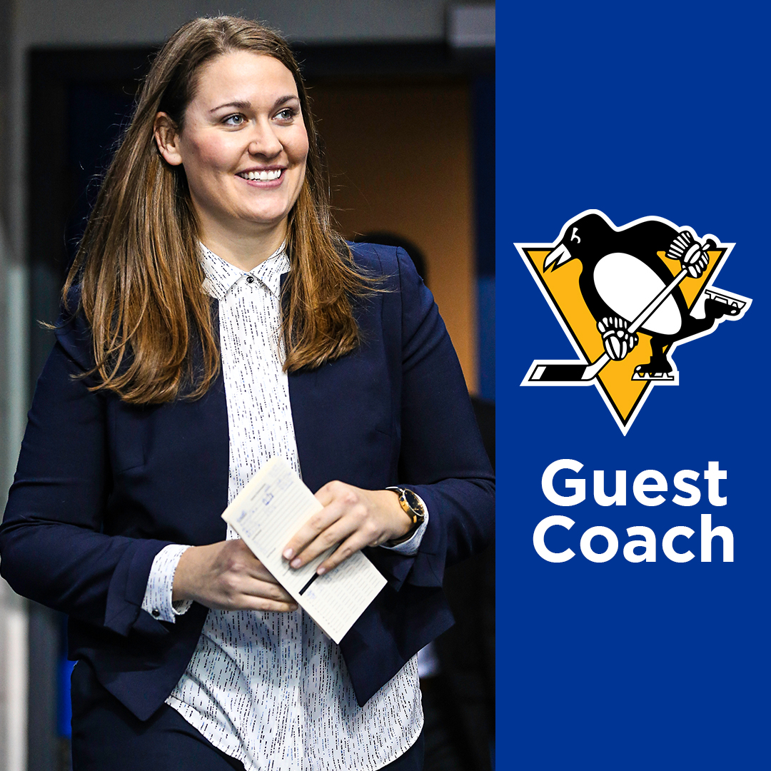 It was announced this past weekend that our former assistant coach Kori Cheverie will serve as a guest coach for the Pittsburgh Penguins' 2023-24 season 🐧

Keep making us proud, Kori! 👊