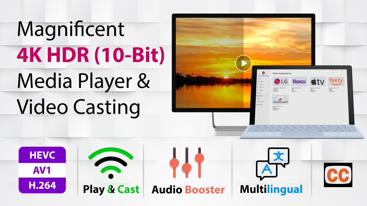 johnjeffaixapp's tweet image. Download Media Player for Windows 10 - AIX Video Player
aixapps.net

Download from Microsoft APP Store 
→ microsoft.com/store/apps/9PL…
→ 

#VideoCasting #UltraHighDefinition #WindowsMovieCenter #CustomVideoPlayer #AdvancedWindowsMoviePlayer
