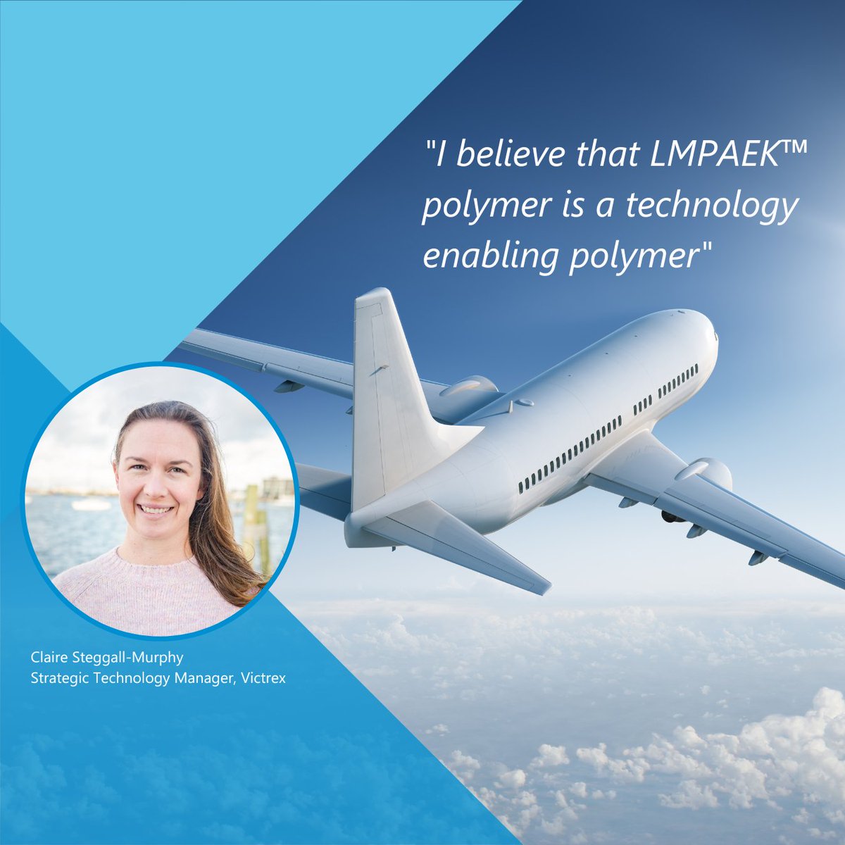 The advantages of Thermoplastics in Composites manufacturing were a topic of discussion at JEC 2023. 
Claire Steggall-Murphy, Victrex Strategic Technology Manager discusses with Jeff Sloan these advantages and how Thermoplastics fit into emerging markets.

ow.ly/bJek50P47mI