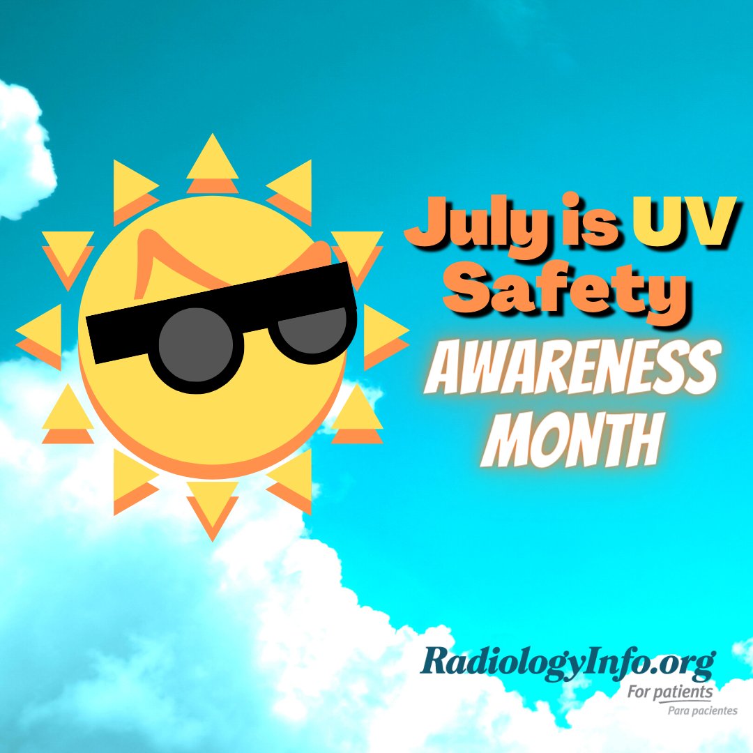 Patients undergoing radiation therapy for breast cancer should avoid sun exposure by wearing sunscreen with at least SPF 30. Learn more about treatment and skin care recommendations for #BreastCancer patients at tinyurl.com/yry6eu27 #UVSafetyMonth #RadiologyInfo