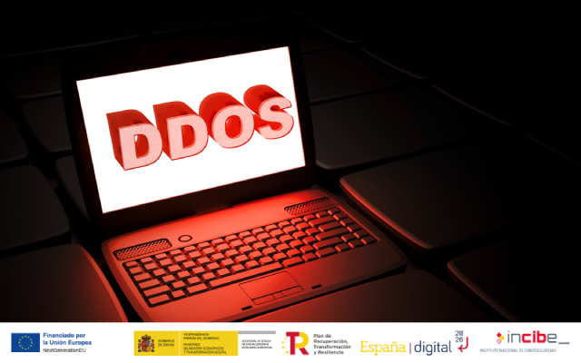 INCIBE's tweet photo. ¡No dejes que un #ataque 🤖 #DDoS afecte a tu #empresa! Aprende a mitigarlo con las recomendaciones 👌 que te damos desde @ProtegeEmpresa.

➡️ Consúltalas en https://t.co/MNELVC3tdD https://t.co/3JaqNoJYlo