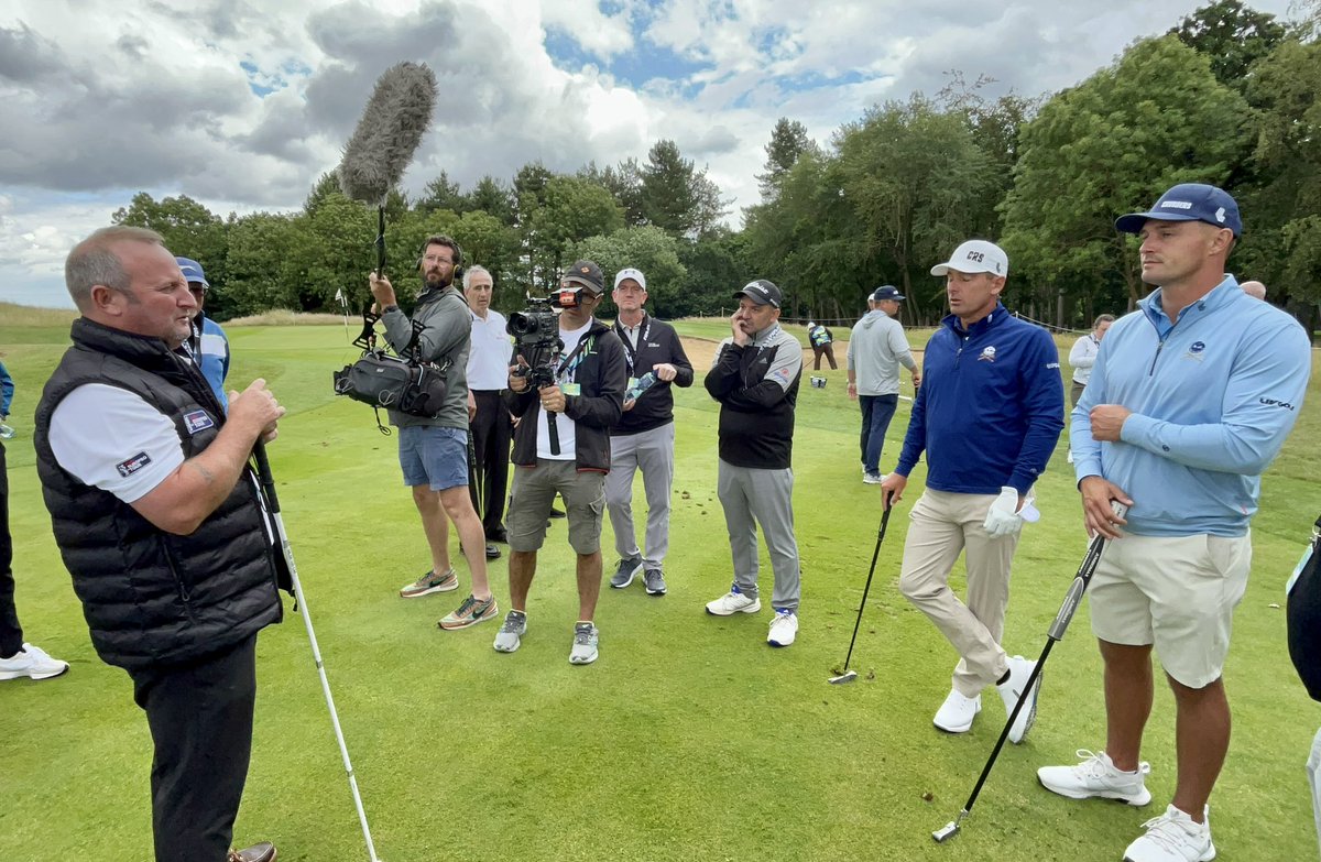 Absolute thrill to meet two incredibly nice people today @b_dechambeau and Charles Howell III in support of @EWBlindGolf at @CenturionClub @LIVGolfGO. Such an amazing charity and proud to be a patron. Thank you to Bryson for being an incredible supporter of Blind Golf. https://t.co/ROcs4olRJy